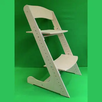 În creștere scaun pentru copii RedLaser ecowood lemn natural. Mobilier pentru copii, copii scaun, în creștere scaun pentru copil.