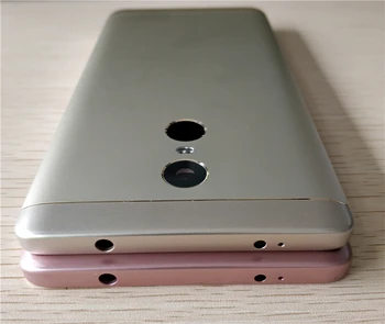 Pentru Xiaomi Redmi Note 4 Globală Baterie Capac Spate Metal Ușa din Spate Carcasa + Carte Tava Titularul Inlocuire Reparare Piese de Schimb
