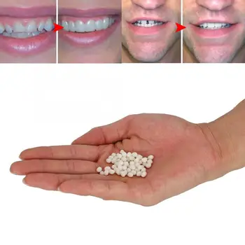 Dinti de Proteza 2 buc 50g Dinți Falși Lipici Solid Dinte Temporar de Reparare Lacune de Umplere Adezivă pentru Proteze de Dinți de Îngrijire Instrument de Dinți