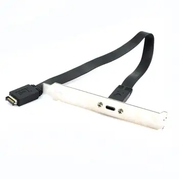 30cm USB 3.1 Panoul Frontal Tip Antet de E Male La USB-C Tip C de sex Feminin Placa de baza Expansiune Cablu Conector pentru cablul de sârmă