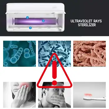Lumina UV Ultraviolete Periuta de dinti Sterilizator Titular 5 in 1 Automat Pasta de dinti Storcătoare Dozator Acasă Set de Baie NOU