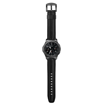 Curea din Piele Pentru Samsung Galaxy watch 46mm Trupa Watchband pentru Samsung Gear S3 Clasic/Frontier bratara 22mm
