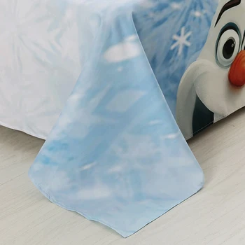 Imprimare 3D Cearceaf Elsa Frozen Anna Printesa Sofia Flatsheet Cearceaf husa pentru Saltea pentru Copii Pat 1,2 m 1,5 m 1,8 m