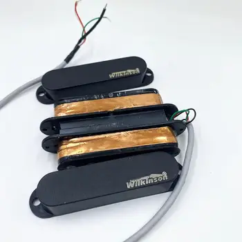 Wilkinson Humucker singur bobinei de preluare pentru chitara electrica, negru, 2 buc/set, alnico transport de înaltă calitate, fabricat în Coreea de Sud