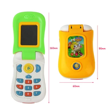 Plastic Jucărie Pentru Copii De Peste 1 An Copilul Electronice Telefon Muzical De Jucarie Telefon Pentru Copii Telefon Mobil De Jucărie De Învățare Jucărie Muzicală