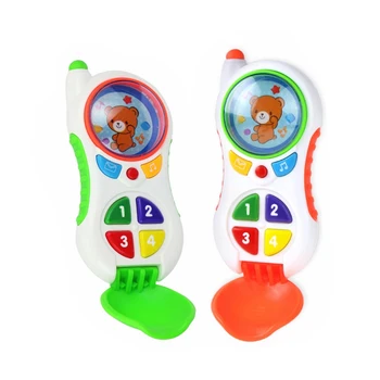 Plastic Jucărie Pentru Copii De Peste 1 An Copilul Electronice Telefon Muzical De Jucarie Telefon Pentru Copii Telefon Mobil De Jucărie De Învățare Jucărie Muzicală