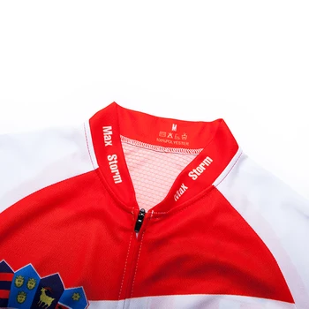 2019 Croația NOUA ECHIPA de ciclism jersey cu maneca lunga Iarna Thermal Fleece&nu Fleece ciclism îmbrăcăminte Reflectorizantă cu fermoar 4 buzunare