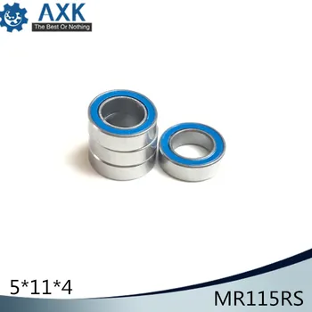 MR115RS Rulment ABEC-3 (10BUC) 5X11X4 mm Miniatură MR115-2RS rulment Albastru Sigilat MR115 2RS Rulment
