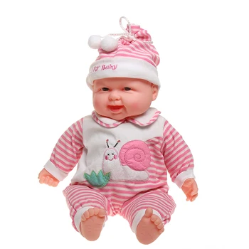 50CM Fericit Păpuși de Silicon Renăscut Papusa Bebe Zâmbind Jucarii Pentru Copii Fidele Minunat Bebe Umplute Renăscut Păpuși Jucărie Moale Fete