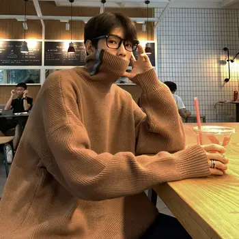 Privathinker 2020 Iarna Barbati Pulover Cald coreeană de Moda Streetwear Pulovere Pulover de Toamnă Clasic Casual de Îmbrăcăminte de sex Masculin