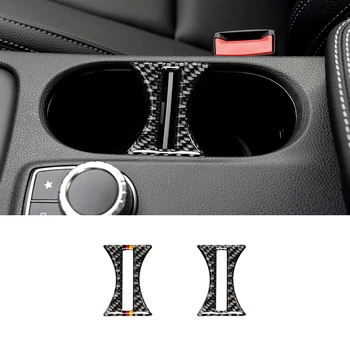 Pentru Mercedes Benz GLA, CLA Class W176 X 156 C117 Fibra de Carbon Center Control Panel Bricheta / Cutie de Depozitare Capac Ornamental