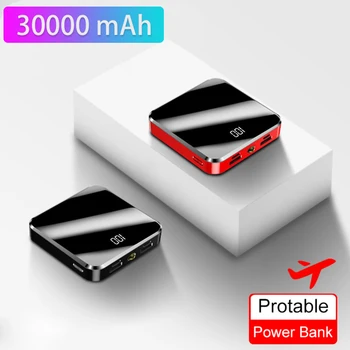 30000mAh Mini Power Bank Portabil Încărcător Baterie Externă de Încărcare Rapidă Powerbank Pentru Xiaomi Mi iPhone Samsung Poverbank