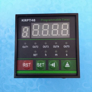 Programabile Multi-canal Releu de Timp, 3-way Industriale Reciclabile Timp Controler, afisaj Digital Timer KRPT48