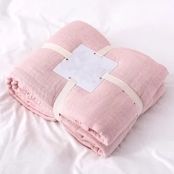 Bumbac Tifon Muselină Arunca Pătură pentru Pat Pat din Bumbac Acoperi Canapea Vara Aer Condiționat Cuvertura de pat pentru Copii, Adulti