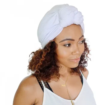 2020 Nou Boem Poftă De Mâncare Nod Turban Femei Cap De Folie De Modă De Culoare Solidă Musulmane Din Africa De Întindere Indian Capace Chimio Accesorii