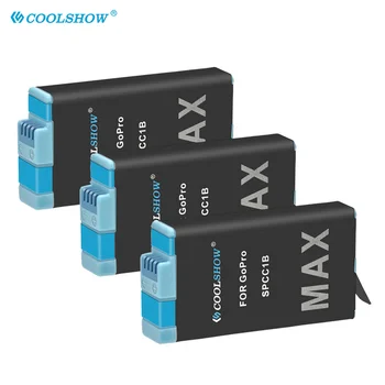 Pentru gopro max baterie 1600MAH Baterie Reîncărcabilă Litiu pentru go pro max Baterie Negru 360 de Acțiune aparat de Fotografiat Baterii Accesorii