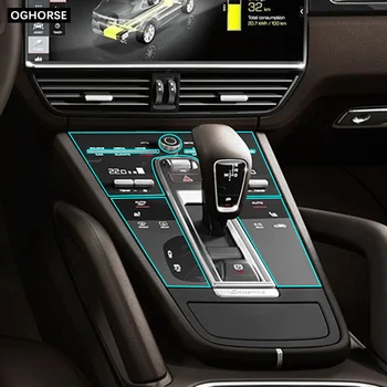 Auto-Vindecare TPU Autocolant Auto Interior Consola de Viteze Panoul de Ecran de Film Protector Pentru Porsche Cayenne 2018 2019 2020 Accesorii