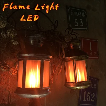 2021 LED Lămpi cu Flacără Flame Efect Bec Vânt Lumina Creative Acasă Vintage Decor de Halloween, de Crăciun Cadouri de Lumină LED-uri