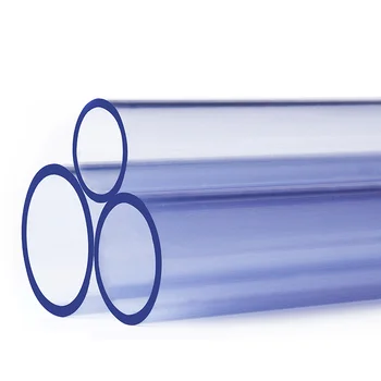 Transparente UPVC tub de Teava din PVC Acvariu Conducta Rezervor de Apă Fitinguri Greu PVC Tub Gradina de Apă Țeavă 1buc 50cm