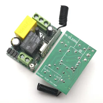 433 315 Smart Home RF fără Fir Control de la Distanță Întrerupătorul Ventilatorului Putere de la Distanță de PE Mini Comutator Buton Negru Telecomandă