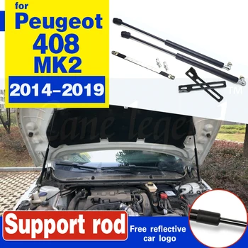 Pentru Peugeot 408 MK2 2016 2017 2018 2019 Masina Bonnet Capac de Ridicare de Sprijin Strut Baruri Hidraulic Tija de Gaze de Primăvară Styling