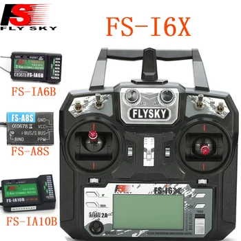 Original Flysky FS-i6X 10CH 2.4 GHz AFHDS 2A RC Transmițător Cu FS-iA6B FS-iA10B FS-X6B Receptor Pentru FPV Racing Drone Modul 2
