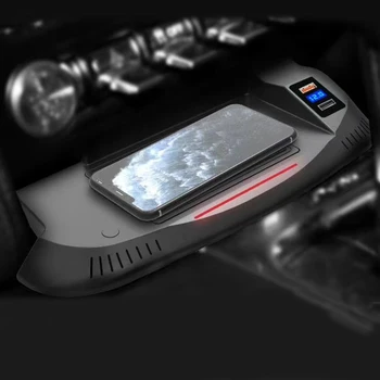 Masina încărcător wireless pentru Ford Mustang 2016 2017 2018 2019 2020 QI încărcător de telefon de încărcare placă suport de telefon accesorii