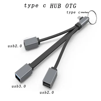 OUTMIX C USB Cablu OTG Adaptor de Tip c la USB 3.0/2.0 cablu USB de sex Masculin la Feminin U Disk converter pentru Samsung, Xiaomi, Huawei iPad