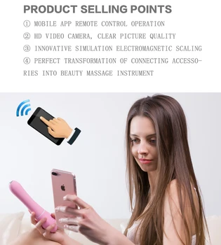 Wifi Vibrator Smart Camera APP de Control Vibrator Vibrator de Încălzire Corp Masaj Penetrare sex Feminin Vibratoare Jucarii Sexuale pentru Femei Cupluri