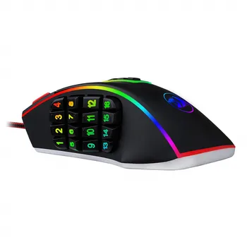 Mouse de Gaming Redragon 24000 DPI 24 Butoane, Design Ergonomic Pentru Desktop Accesorii de Calculator Programabil cu Laser Soareci Gamer M990