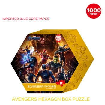 Disney Mickey Decompresie 1000 Piese Puzzle Marvel Importate Albastru Core Hârtie Adult Puzzle Extrem De Dificil Plat Puzzle Pentru Adulți