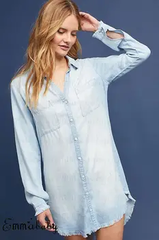 Hirigin 2019 New Sosire Toamna Femei Femei Rochie cu Maneca Lunga Bluza Casual Bluza Topuri tricou Petrecerea MIni-Rochii, Haine