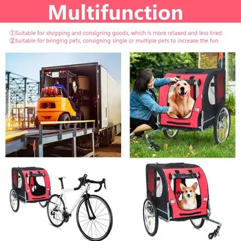 Rapid-transport Biciclete Rulota Pliabila Multifuctions de Mare Capacitate 2-Roată de Cărucior pentru Copii animale de Companie de Marfă în aer liber Vagon 40KG Capacitate