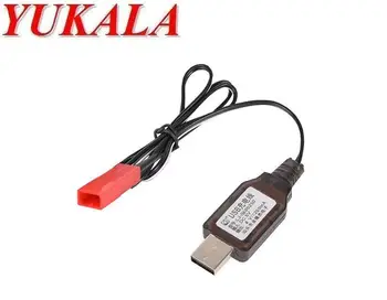YUKALA 6V incarcator USB si cablu de 6V Ni-CD/6V Ni-MH baterie reîncărcabilă cu JST-2P 2 buc/lot
