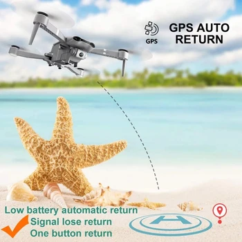 NOI F3 RC Drone GPS 4K HD cu unghi Larg Camera Dublă 5G WiFi Live Video FPV Quadrotor de Zbor de 25 de Minute RC Distanta de 500m dronă de Jucărie