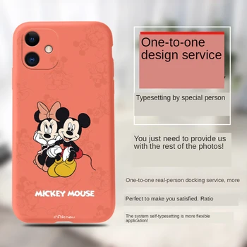 2021 Disney pentru iPhone 7/8/ Plus X/XS/XR/XS Max 11/11 Pro / 11Pro Max 12/12 Pro /12promax/12min Mickey Minnie Telefon de Desene animate Caz