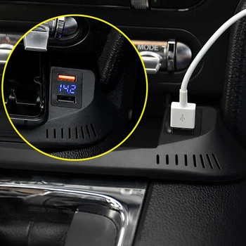 Masina încărcător wireless QI 15w încărcare rapidă placă suport de telefon fără fir încărcător de telefon pentru Ford Mustang-2020 accesorii