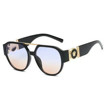2021 retro design de brand de lux mică cadru ochelari de soare pentru bărbați și femei la modă ochelari de Soare patrati umbrire UV400 retro sticlă