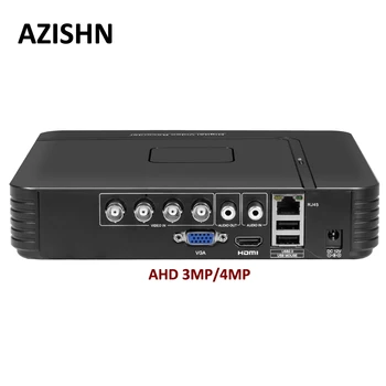 Supraveghere AHD 4MP DVR 4CH/8CH H. 264+ Mini-Hibrid 5 In 1 AHD/TVI/CVI/CVBS/IP XMEye 3G WIFI VGA HDMI Pentru AHD 3MP Camera de 4MP
