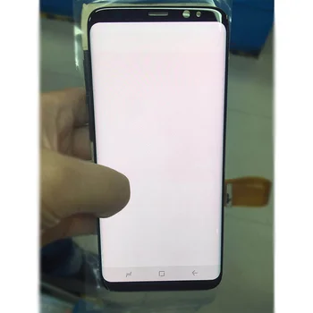 Arde-Umbra S8 AMOLED LCD cu rama pentru SAMSUNG Galaxy S8 G950 G950F Display S8 Plus G955 G955F Ecran Tactil Digitizer