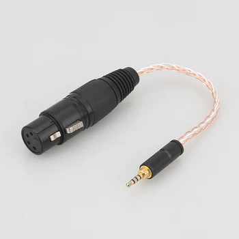 2.5 mm Echilibrat Plug de sex Masculin pentru a 4-pin XLR Echilibrat de sex Feminin Căști Audio Cablu Adaptor