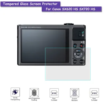 9H Temperat Pahar Ecran LCD de Protector Scut Real Film de Sticlă pentru Canon Powershot SX620 HS SX720 HS Accesorii aparat de Fotografiat