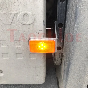 2 buc 24V LED-uri Lumini de poziție Laterale Pentru Volvo FH, FM, FL Grele Cu Conector de Sârmă Clearance-ul Lămpi