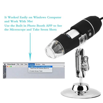 500X-1600X 8LED Microscop Digital USB Mini Aparat Electronic Portabil Lupă Pentru Android Endoscop Mici Micro camera Video