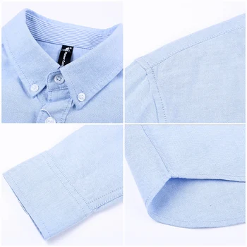Tabără pionier solidă tricou casual barbati haine de firma tricou cu maneci lungi, de sex masculin de calitate de top din bumbac plus dimensiune alb albastru gri