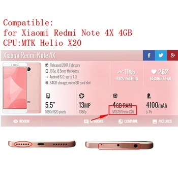 Pentru Xiaomi Redmi Notă 4X 4GB MTK Display LCD Touch Screen Sticla cu Rama Digitizer LCD Redmi Notă 4X 4GB Asamblare Piese