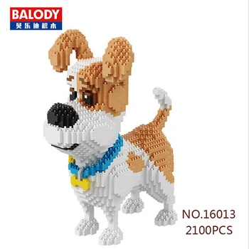 Balody Animale 10 In 1 de Deformare Câine de Învățământ DIY mini Blocuri Model de Jucărie Cărămizi Jucarii Copii cele mai Bune Cadouri 16038 16013