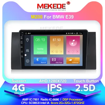 Mekede Pentru BMW E39 E53 X5 Mașină Player Multimedia, Radio, Video, Navigatie GPS android 10.0 Built-in 4G carplay DSP IPS 4GB+64GB