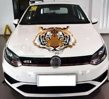 Tiger Totem capota zero autocolante decorative acopere capul autocolante capota autocolante cap de tigru autocolante auto ușa mașinii autocolante-452