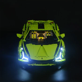 Iluminat cu LED Kit Pentru Lamborghini SiáN FKP 37 42115(LED Incluse Numai, Nu Kit) - Clasic de Control de la Distanță Version/Versiunea Clasica